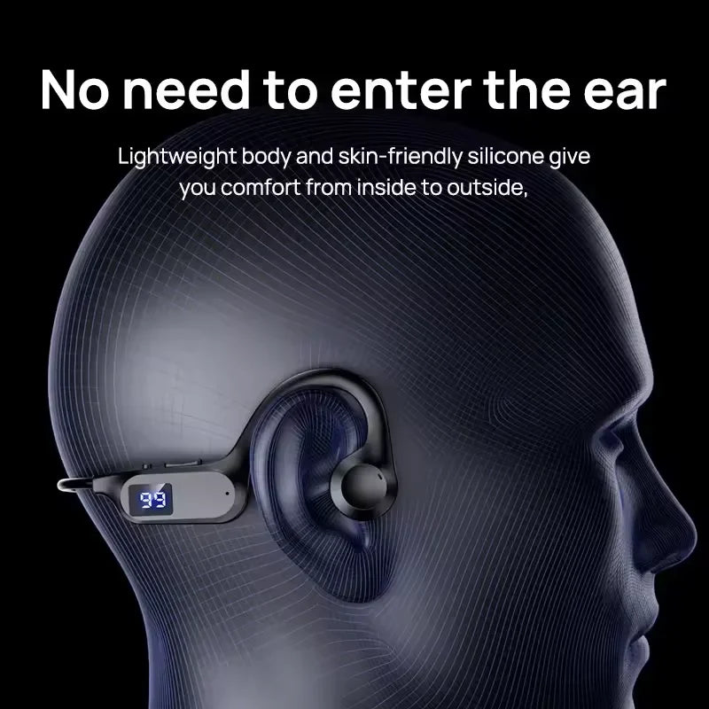 Lenovo Wireless Earphone Bone Conduction Sport Swimming Bluetooth Compatible Earphones Hand-free With Mic For Sports X7 Earbuds