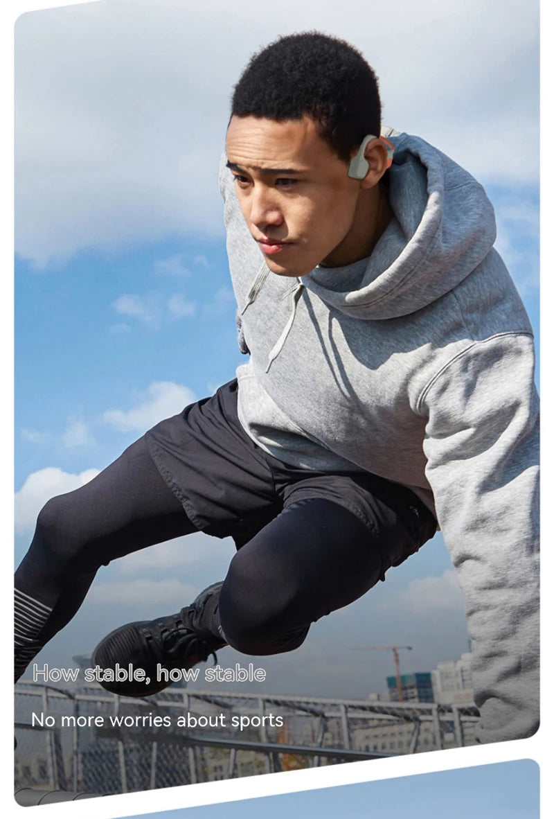 Lenovo Wireless Earphone Bone Conduction Sport Swimming Bluetooth Compatible Earphones Hand-free With Mic For Sports X7 Earbuds