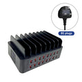 16 port USB hub mounting bracket for refurbished mobile phone USB hub charger, multi port charger bracket