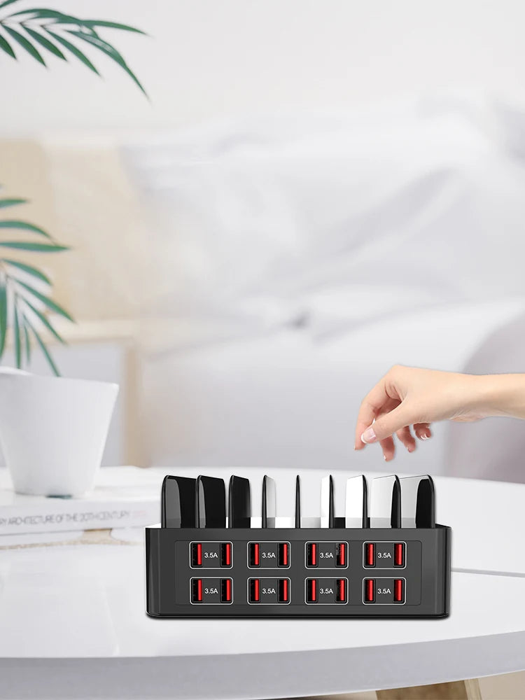 16 port USB hub mounting bracket for refurbished mobile phone USB hub charger, multi port charger bracket