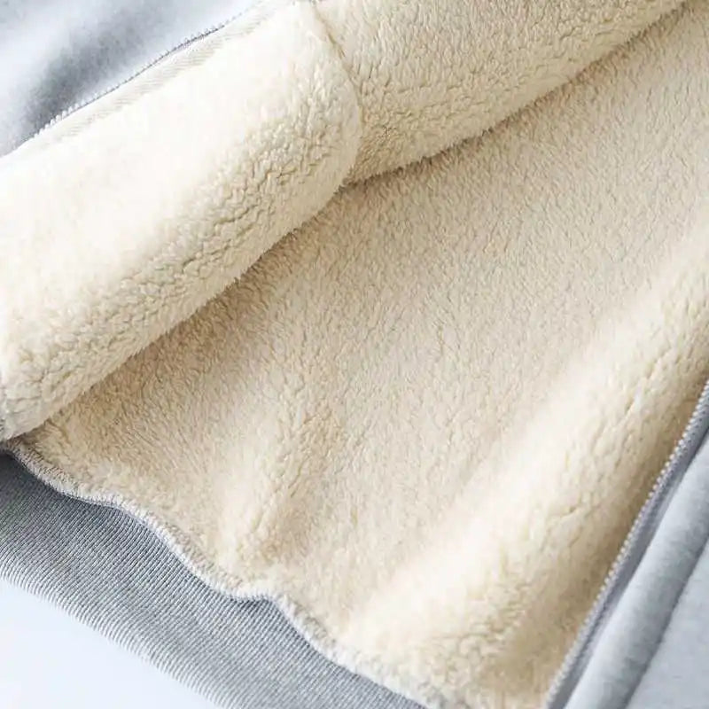 Snoopys Jacket Autumn Winter Cartoon Anime Coats Thickened Fleece Warm Hooded Men Women Couple Hooded Sweatshirt Birthday Gift