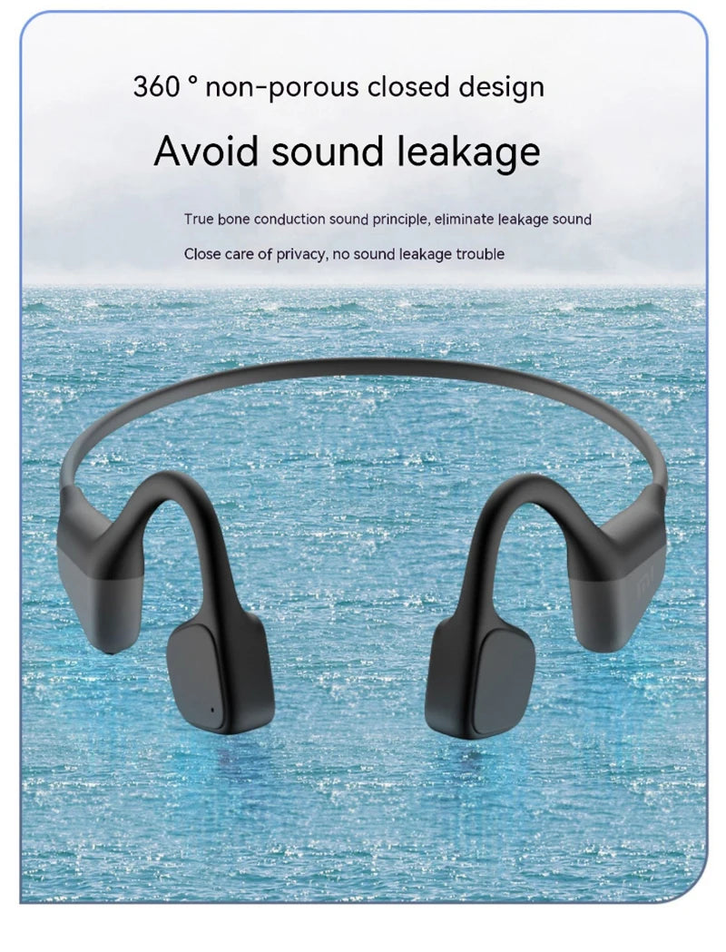 Lenovo Wireless Earphone Bone Conduction Sport Swimming Bluetooth Compatible Earphones Hand-free With Mic For Sports X7 Earbuds