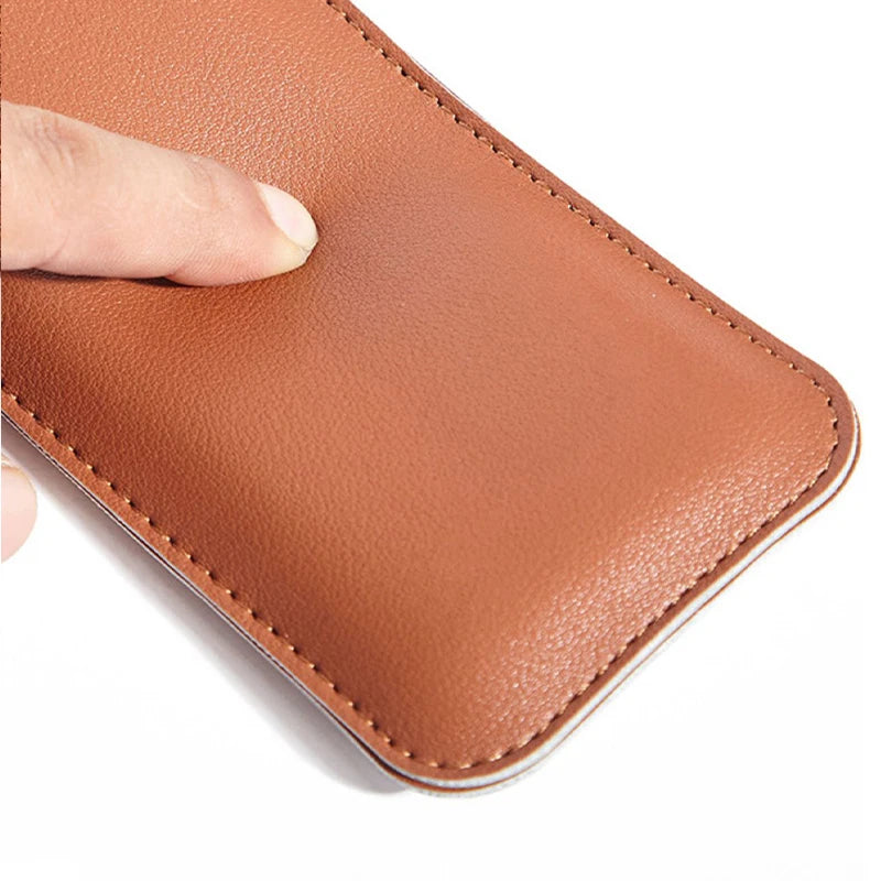 1pc Double-sided Leather Mouse Pad Desk Mat Keyboard Wrist Pad Wrist Rest Wrist Support Computer Office Palm Wrist Rest Desk Pad